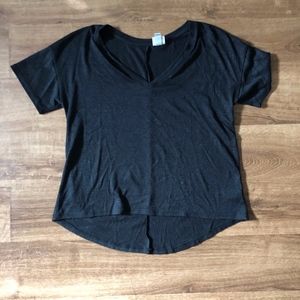 black v neck